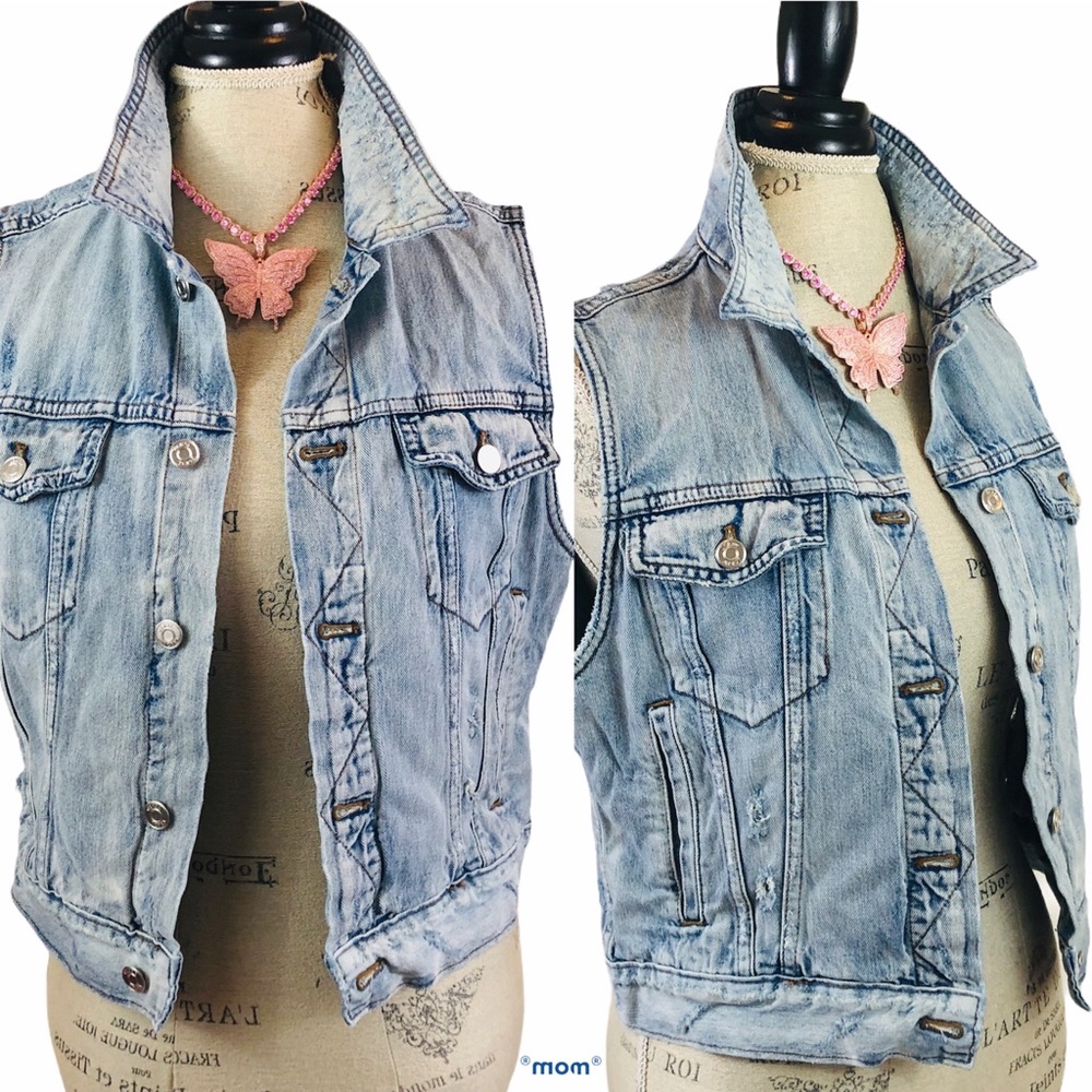 J. Crew Distressed Vest